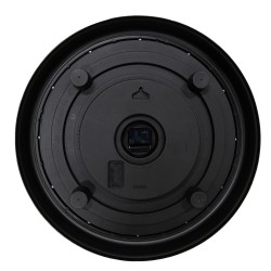 Clayre & Eef Orologio da parete Ø 58x8 cm Nero Grigio Plastica Vetro
