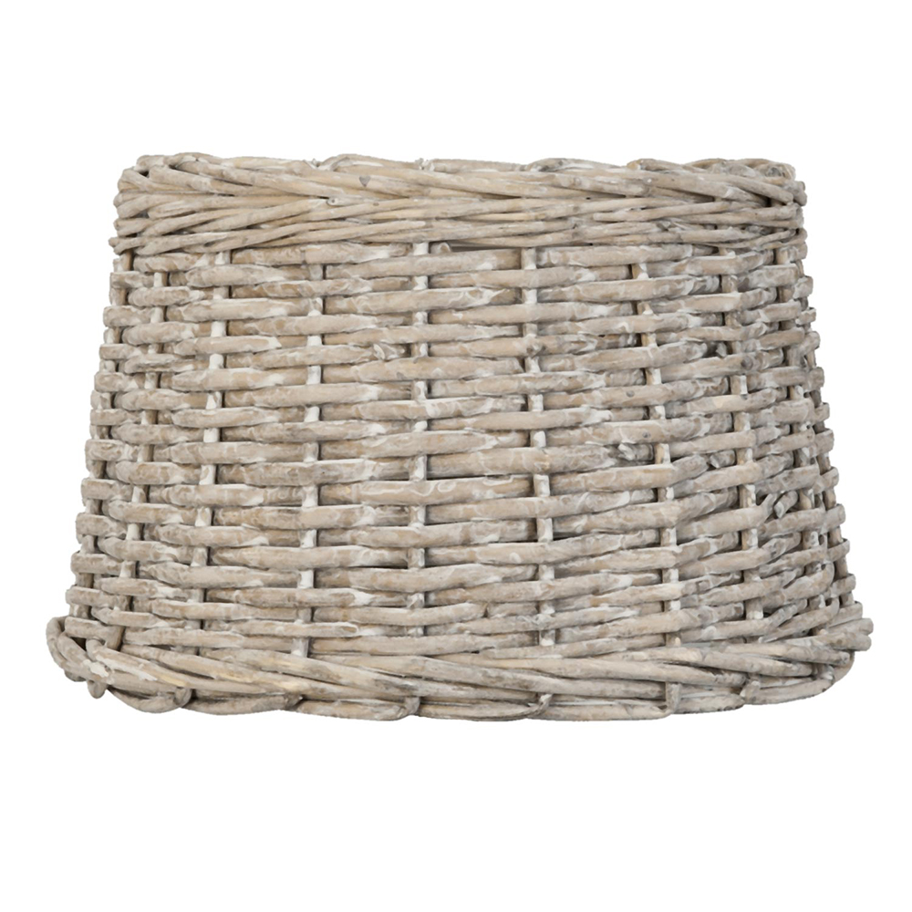Clayre&Eef Lampenkap HanglampØ 30x19 cm Beige Rotan afbeelding