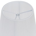 Clayre & Eef Lampshade Ø 14x15 cm White Cotton Round