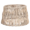 Clayre & Eef Paralume Ø 25x16 cm Beige Rattan  Rotondo