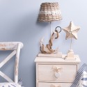 Clayre & Eef Abat-jour Ø 23x16 cm Beige Rotin Rond