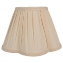 Clayre & Eef Lampenschirm Ø 28x19 cm Beige Baumwolle