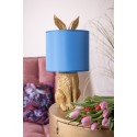 Clayre & Eef Tischlampe Kaninchen Ø 20x43 cm Goldfarbig Kunststoff