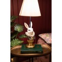 Clayre & Eef Table Lamp Rabbit Ø 23x53 cm  Beige Plastic