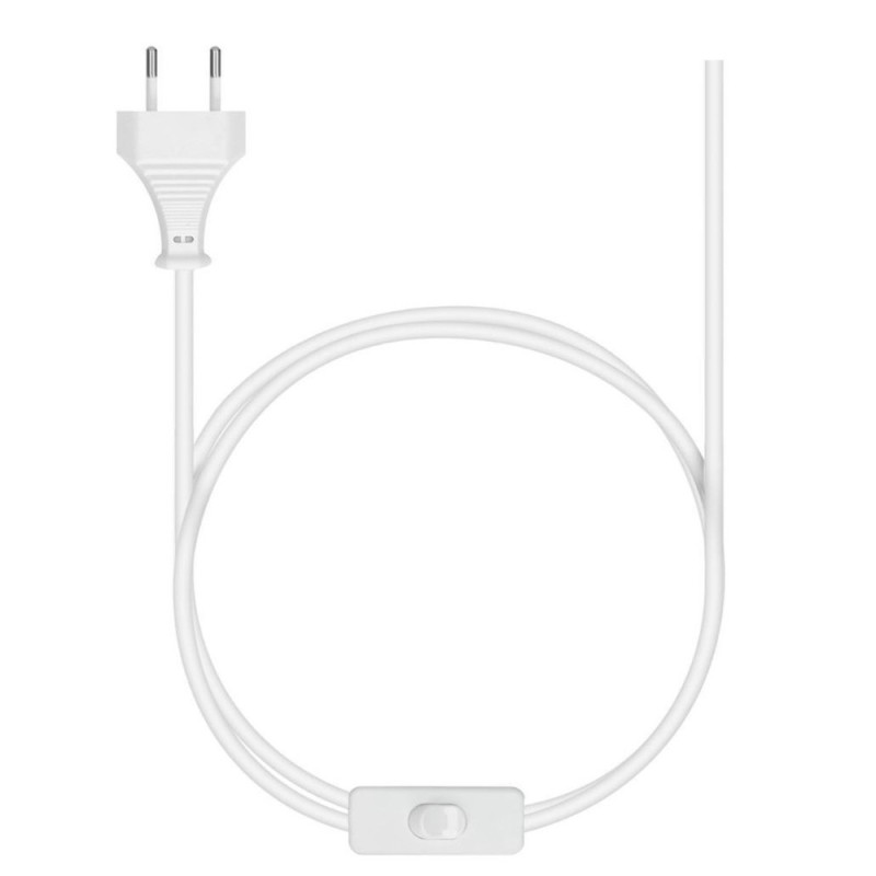 Clayre & Eef Lampada da tavolo Ø 22x34 cm  Beige Bianco Ferro Tessuto