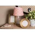 Clayre & Eef Lampe de table Ø 20x35 cm  Orange Couleur or Fer Textile