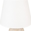 Clayre & Eef Lampe de table Ø 35x74 cm Beige Terre cuite