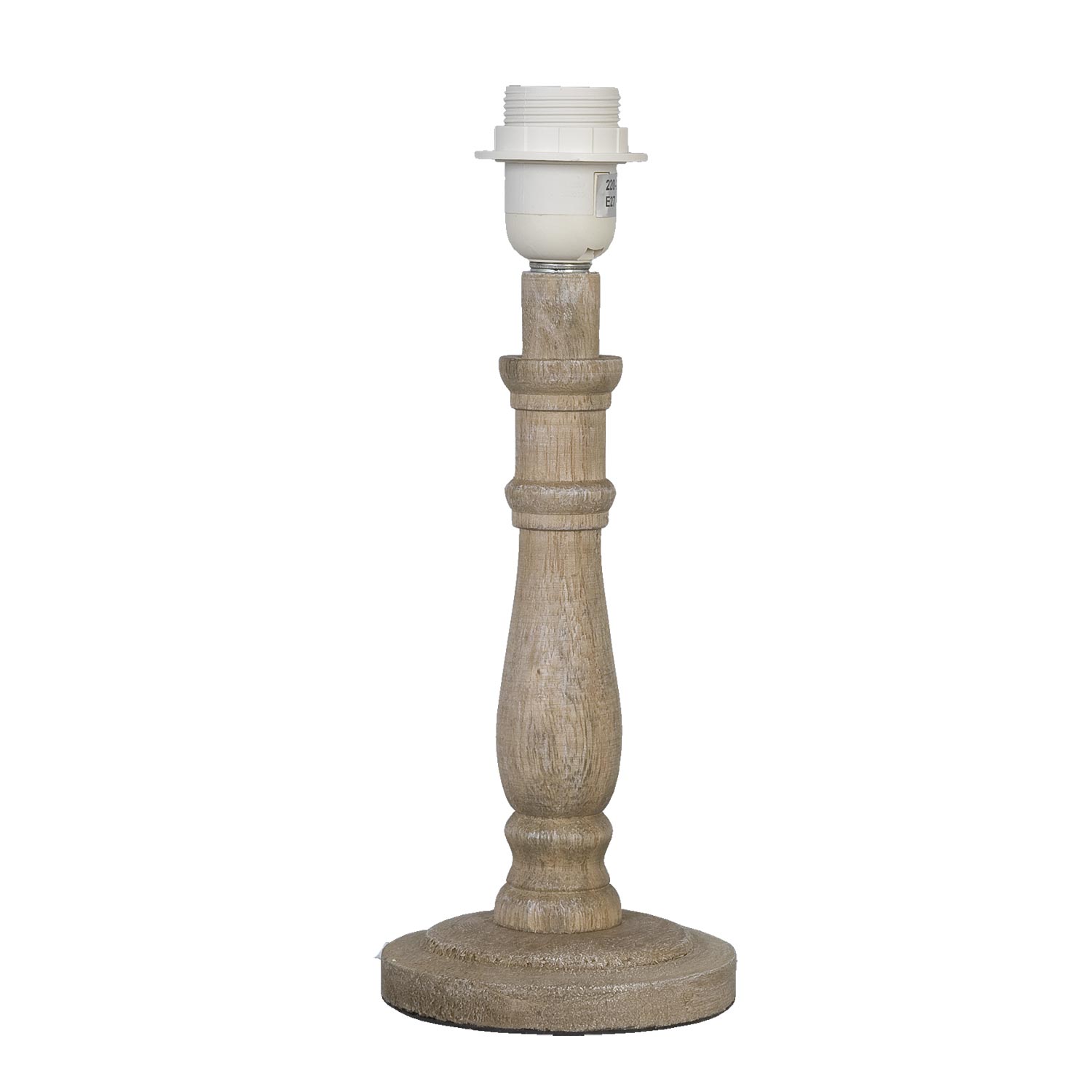 Clayre&Eef LampenvoetØ 12x31 cm Bruin Hout afbeelding