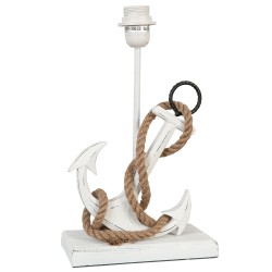 Clayre & Eef Lamp Base  22x12x37 cm  Beige Wood Rectangle Anchor