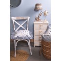 Clayre & Eef Lampenfuß 22x12x37 cm  Beige Holz Rechteck Anker