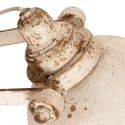 Clayre & Eef Wandleuchte 21x30x19 cm  Weiß Eisen Rund