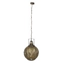 Clayre & Eef Pendant Lamp 45x45x70/175 cm  Gold colored Iron Glass Round