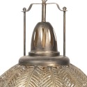 Clayre & Eef Lampes à suspension 45x45x70/175 cm  Couleur or Fer Verre Rond