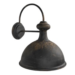 Clayre & Eef Wandlamp  43x35x44 cm  Bruin Ijzer Rond
