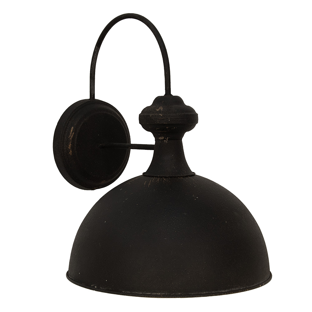 Clayre&Eef Wandlamp 44x35x44 cm Zwart IJzer afbeelding