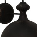 Clayre & Eef Wandlamp  44x35x44 cm Zwart Ijzer