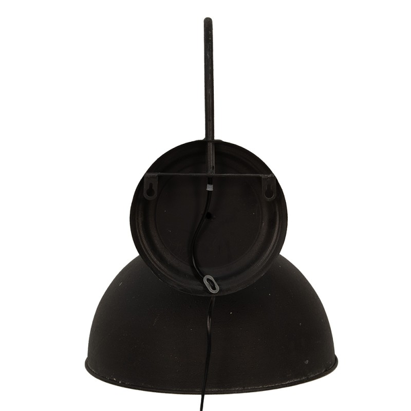 Clayre & Eef Wandlamp  44x35x44 cm Zwart Ijzer