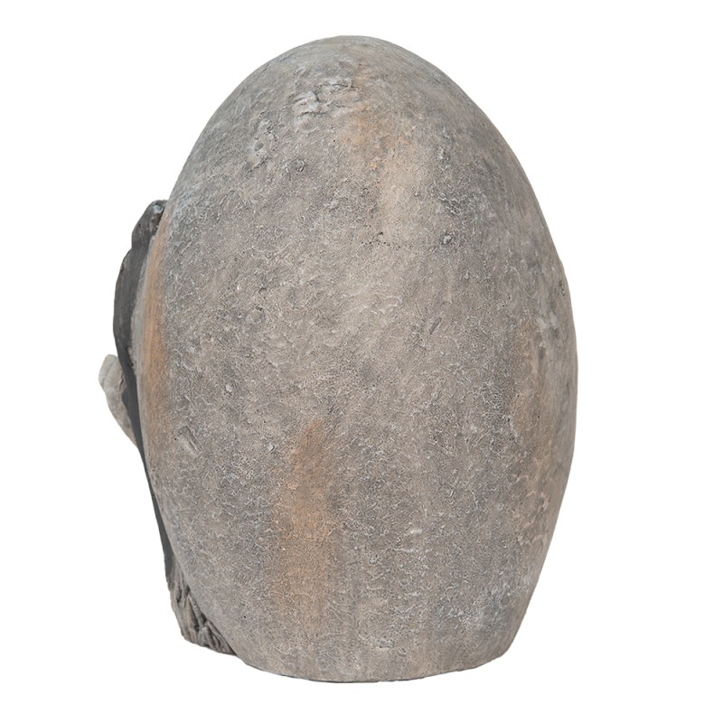 Clayre & Eef Décoration Lapin 22x18x27 cm Gris Pierre