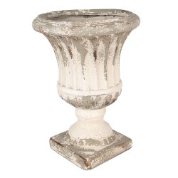 Clayre & Eef Bloempot Ø 32x43 cm Beige Keramisch materiaal
