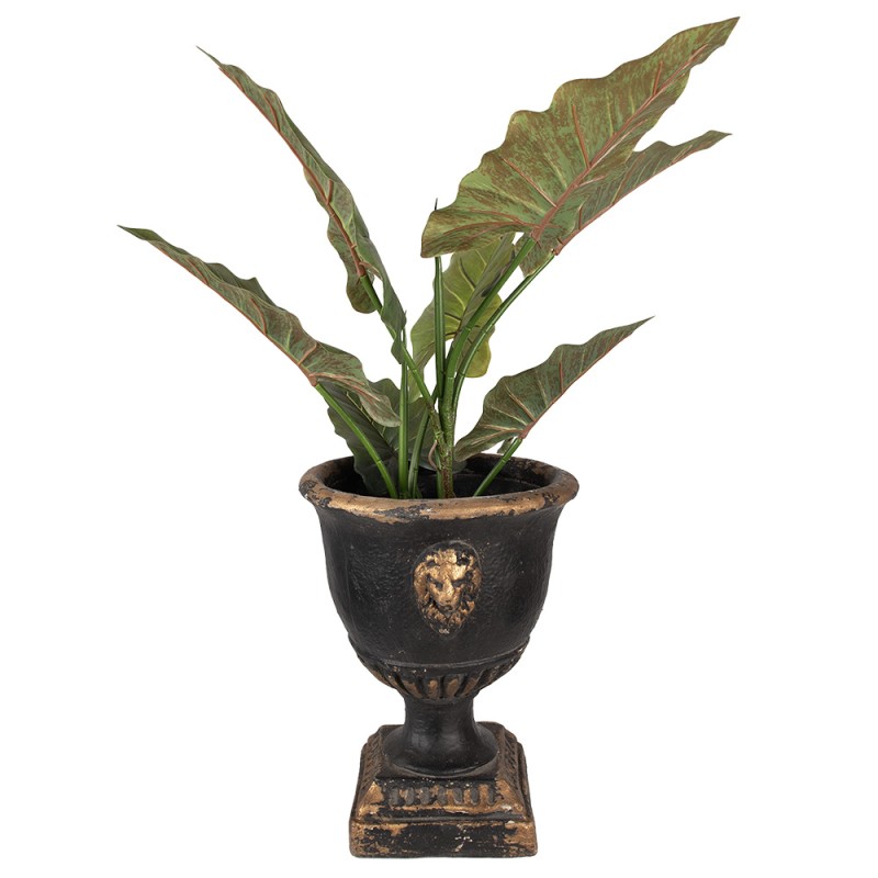 Clayre & Eef Fioriera Ø 33x42 cm Marrone Nero  Materiale ceramico
