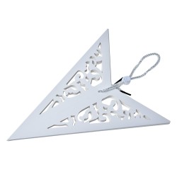 Clayre & Eef Hanging star 45x15x45 cm White Paper
