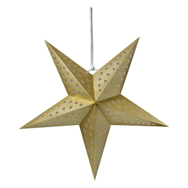 Clayre & Eef Stella appesa 60x22x60 cm Color oro Carta