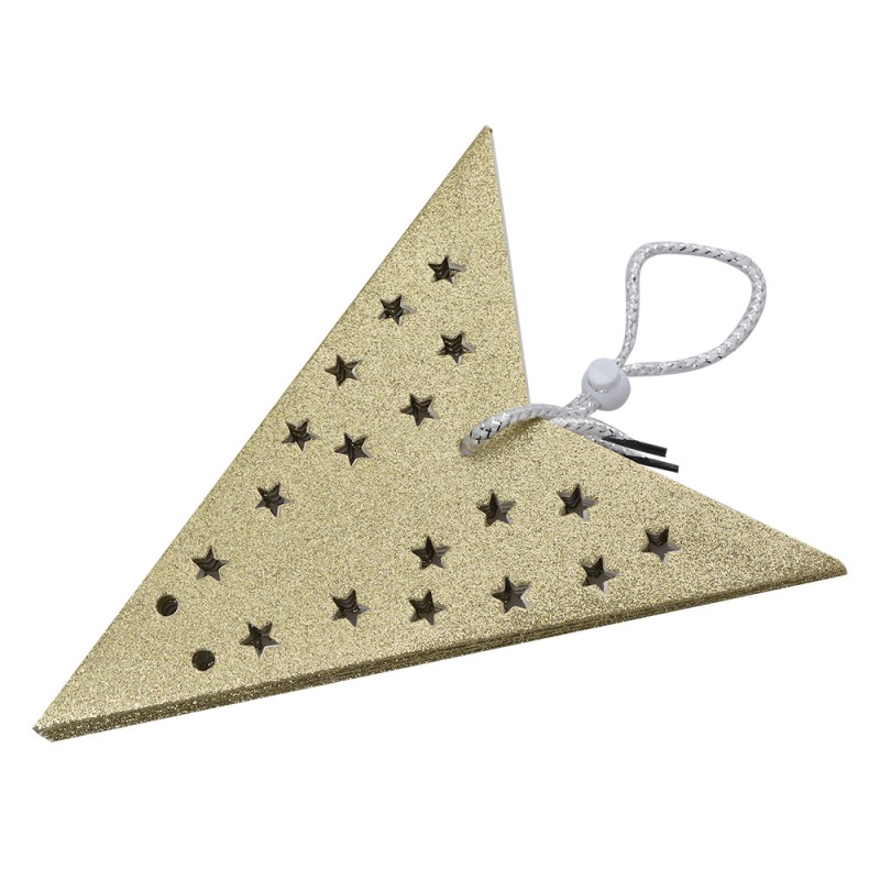 Clayre & Eef Stella appesa 45x15x45 cm Color oro Carta