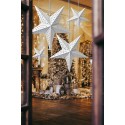 Clayre & Eef Stella appesa 45x15x45 cm Bianco Carta