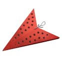 Clayre & Eef Étoile suspendue 90x20x90 cm Rouge Papier