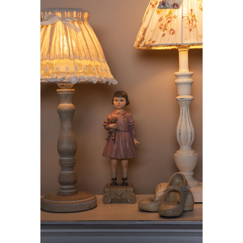 Clayre & Eef Statuetta Scarpa 12x10x8 cm Beige Poliresina