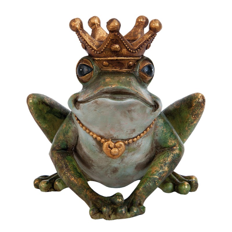 Clayre & Eef Kandelaar 14x14x13 cm Groen Kunststof