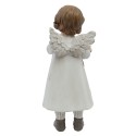 Clayre & Eef Figur Engel 6x5x14 cm Weiß Polyresin