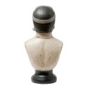 Clayre & Eef Statuetta Cane 24x26x51 cm Bianco Poliresina