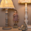 Clayre & Eef Figurine Fille 9x7x24 cm Rose Polyrésine