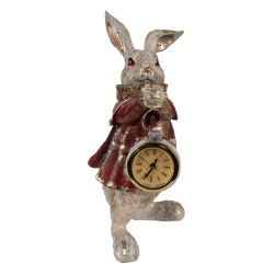Clayre & Eef Figurine Rabbit 14x13x25 cm Gold colored Polyresin