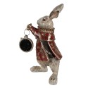Clayre & Eef Figurine Rabbit 14x13x25 cm Gold colored Polyresin