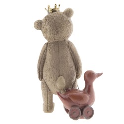 Clayre & Eef Dekorationsfigur Bär 13 cm Braun Polyresin