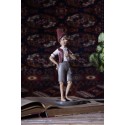 Clayre & Eef Statuetta Pinocchio 30 cm Grigio Rosso Poliresina