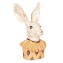 Clayre & Eef Figurine Rabbit 24 cm Beige Yellow Polyresin