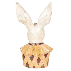 Clayre & Eef Figurine Rabbit 24 cm Beige Yellow Polyresin