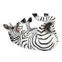 Clayre & Eef Porte-bouteilles Zèbre 32x12x18 cm Noir Plastique