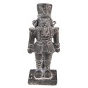 Clayre & Eef Figurine Nutcracker 16 cm Grey Polyresin