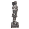 Clayre & Eef Figurine Nutcracker 16 cm Grey Polyresin