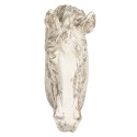 Clayre & Eef Decorazione murale  Cavallo 32x16x45 cm Bianco Plastica