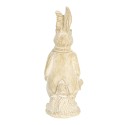 Clayre & Eef Figur Kaninchen 11 cm Weiß Polyresin