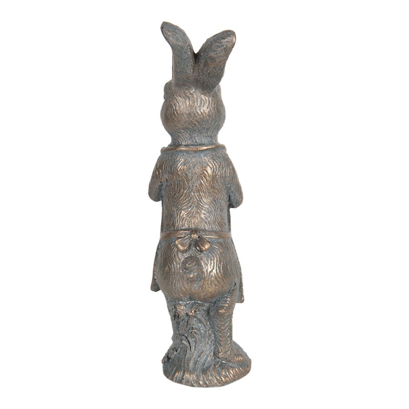 Clayre & Eef Beeld Konijn 21 cm Bruin Polyresin
