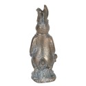 Clayre & Eef Statuetta Coniglio 11 cm Marrone Poliresina
