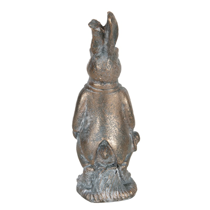 Clayre & Eef Statuetta Coniglio 11 cm Marrone Poliresina