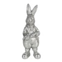 Clayre & Eef Statuetta Coniglio 13 cm Color argento Poliresina