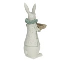 Clayre & Eef Figurine Lapin 15x13x37 cm Blanc Polyrésine